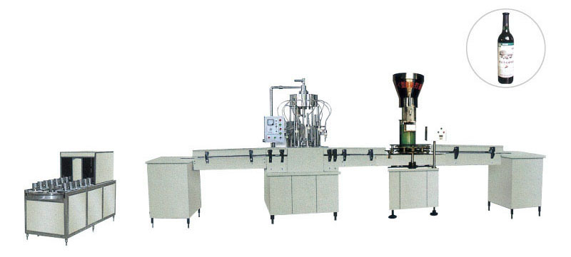 Red wine filling machine